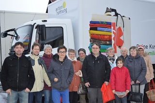 Foto der Besuchergruppe aus Meitingen
